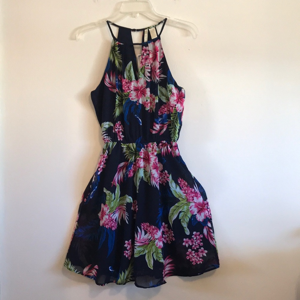 Japana floral A-line flowy dress size S